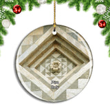 Italy Pisa Stonework Christmas Ornament