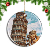 Italy Pisa Tower Christmas Ornament