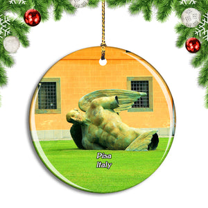 Italy Pisa Tuscany Christmas Ornament