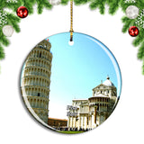 Italy Pisa Christmas Ornament