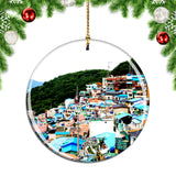 Gamcheon Culture Village Busan Korea Christmas Ornament