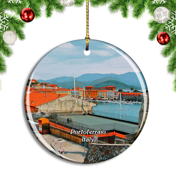 Italy Portoferraio City Christmas Ornament