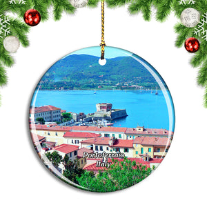 Italy Portoferraio Elba Island Christmas Ornament