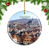 Czech Cesky Krumlov Castle Christmas Ornament