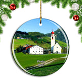 Italy Prato Ladinia Dolomites Christmas Ornament