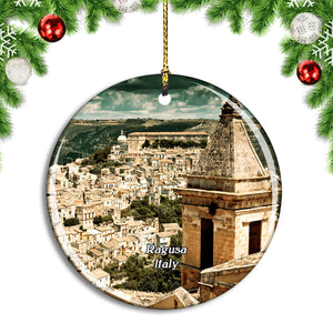 Italy Ragusa Christmas Ornament