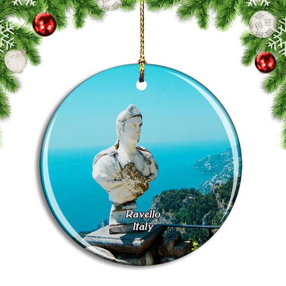 Italy Ravello Amalfi Coast Christmas Ornament