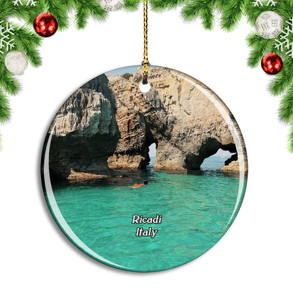 Italy Ricadi Capo Vaticano Christmas Ornament