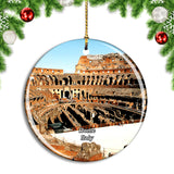 Italy Rome Colosseum Christmas Ornament