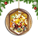 Italy Rome Vatican Museum Ceiling Christmas Ornament