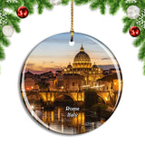 Italy Rome Christmas Ornament