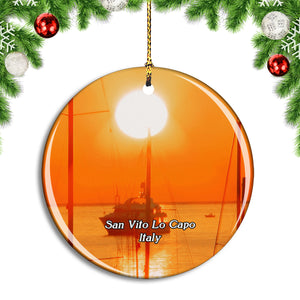 Italy San Vito Lo Capo Christmas Ornament