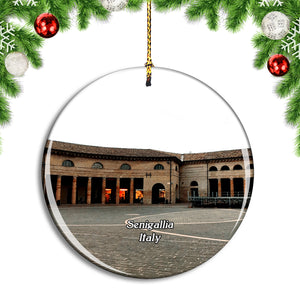 Italy Senigallia Foro Annonario Christmas Ornament