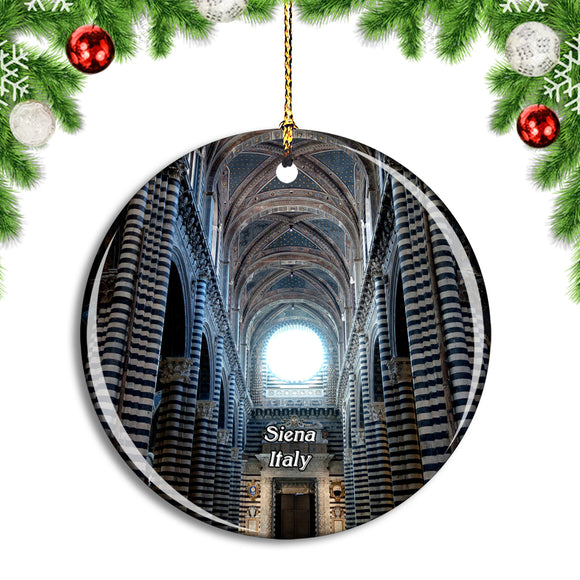 Italy Siena Dom Christmas Ornament