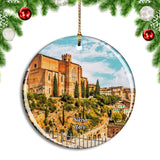 Italy Siena Tuscany Church Christmas Ornament