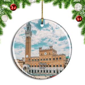 Italy Siena Christmas Ornament