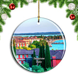 Italy Sirmione Lake Garda Christmas Ornament