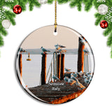 Italy Sirmione Lake Garda Christmas Ornament