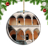 Italy Tarquinia Museo Nazionale Tarquiniense Christmas Ornament