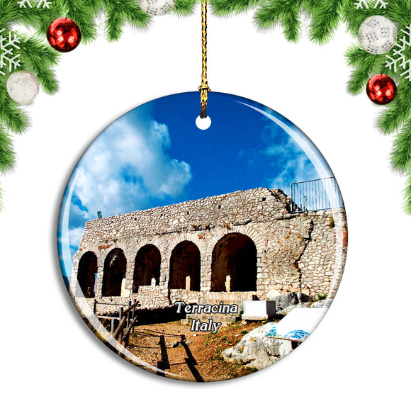 Italy Terracina Christmas Ornament