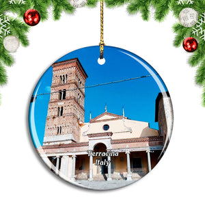 Italy Terracina Christmas Ornament