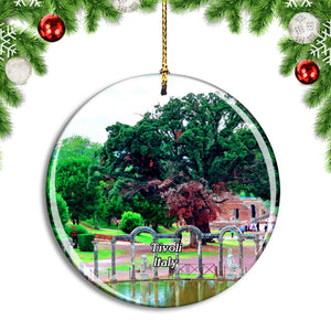 Italy Tivoli Hadrian's Villa Christmas Ornament