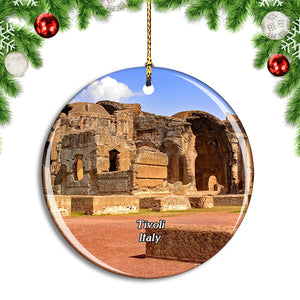 Italy Tivoli Villa Adriana Christmas Ornament