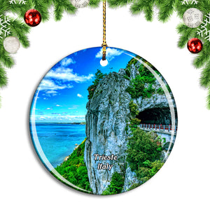 Italy Trieste Coast Sea Christmas Ornament