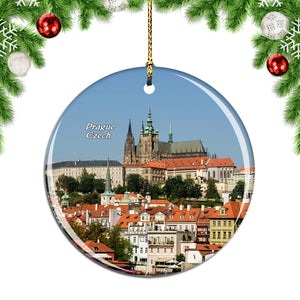 Czech Prague Castle Prague Christmas Ornament