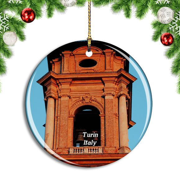 Italy Turin Architecture Christmas Ornament