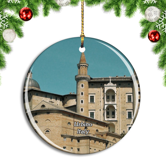 Italy Urbino Christmas Ornament