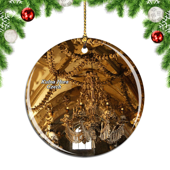 Czech Sedlec Ossuary Kutna Hora Christmas Ornament