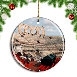 Italy Verona Arena Christmas Ornament