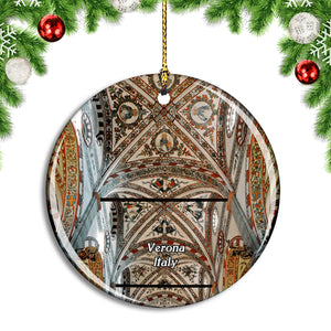 Italy Verona Church Christmas Ornament