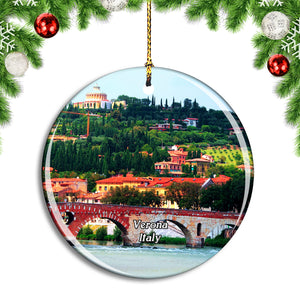 Italy Verona Landscape View Christmas Ornament