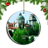 Italy Verona San Giorgio Braida Church Dome Christmas Ornament