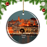 Italy Vieste City Christmas Ornament