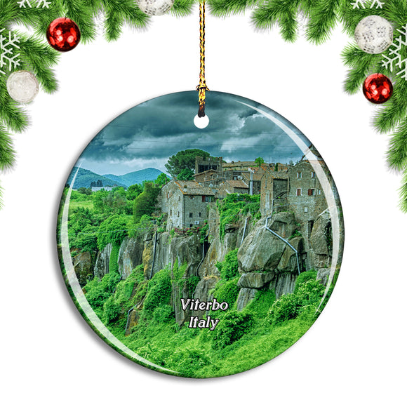 Italy Viterbo Christmas Ornament