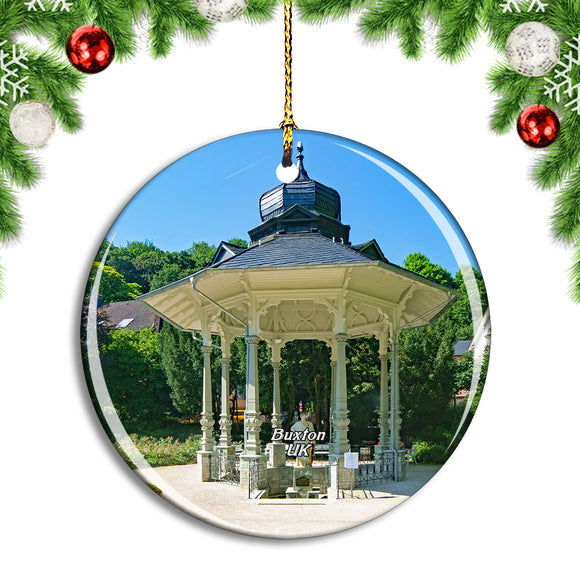 UK Englan Buxton Pavilion Gardens Christmas Ornament