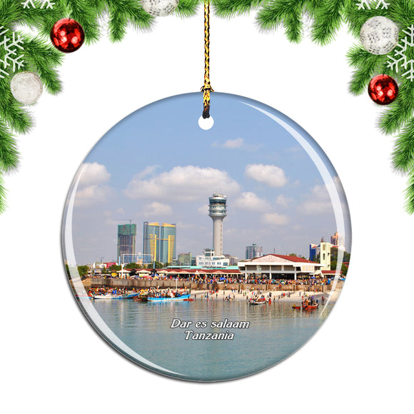 Dar es salaam Tanzania Christmas Ornament