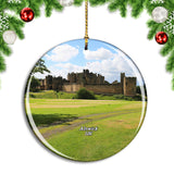 UK England Alnwick Castle Christmas Ornament