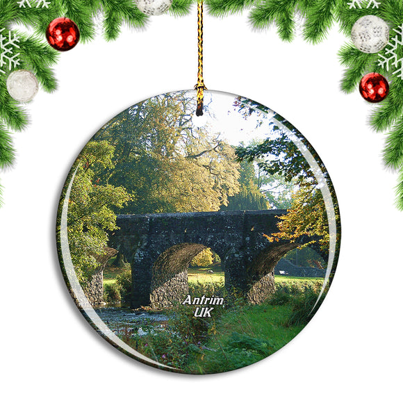 UK England Antrim Castle Gardens Christmas Ornament