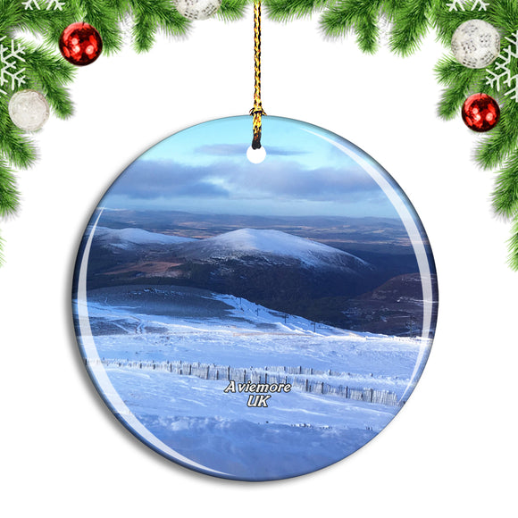 UK England Aviemore Christmas Ornament