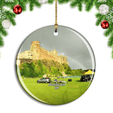 UK England Bamburgh Castle Golf Club Christmas Ornament