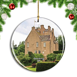 UK England Banchory Crathes Castle Christmas Ornament