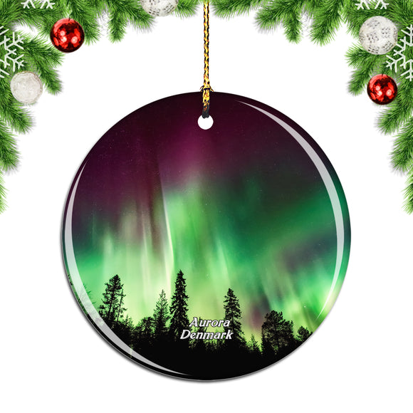 Denmark Aurora Christmas Ornament