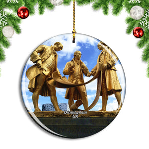 UK England Birmingham Statue Christmas Ornament