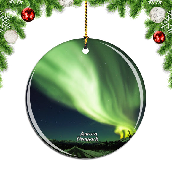 Denmark Aurora Christmas Ornament