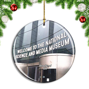 UK England Bradford National Science and Media Museum Christmas Ornament