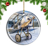 UK England Bristol Bi Plane Christmas Ornament